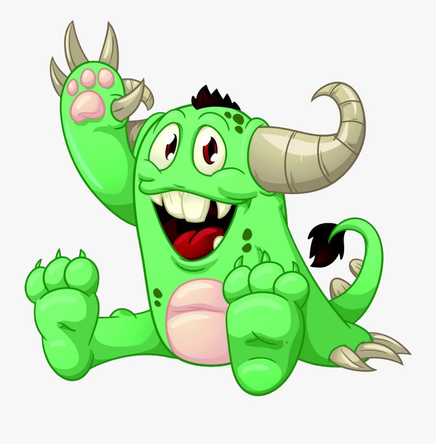 Transparent Cute Crocodile Clipart - Cute Cartoon Monster, Transparent Clipart