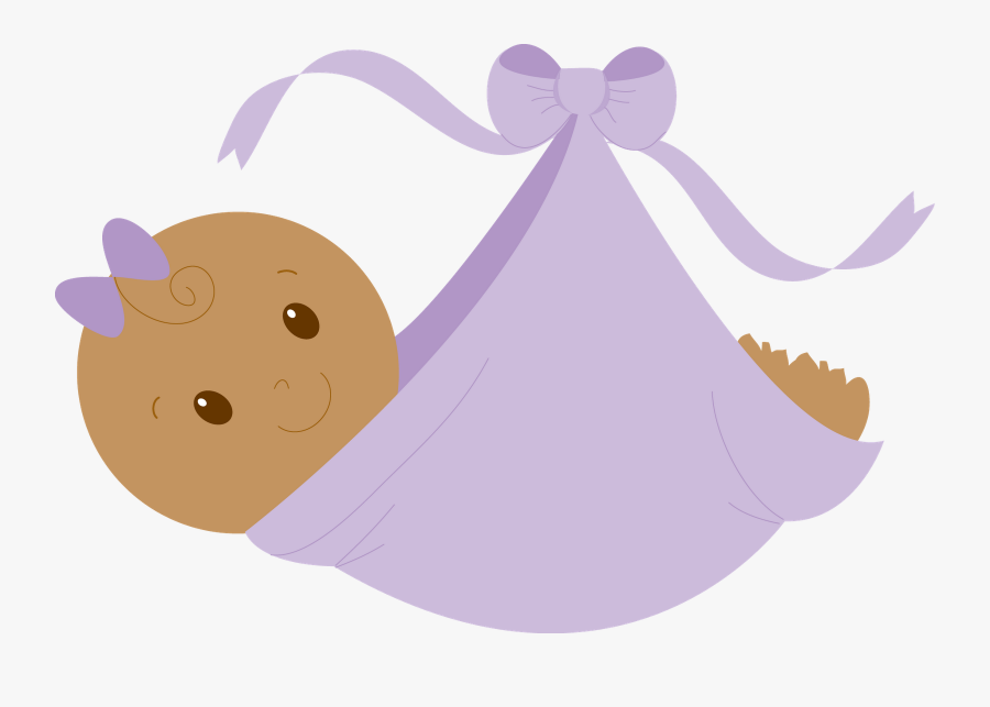 Purple Baby Shower Clip Art, Transparent Clipart