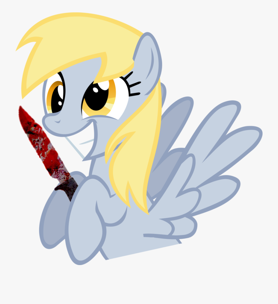 Derpy Guy With A Knife, Transparent Clipart