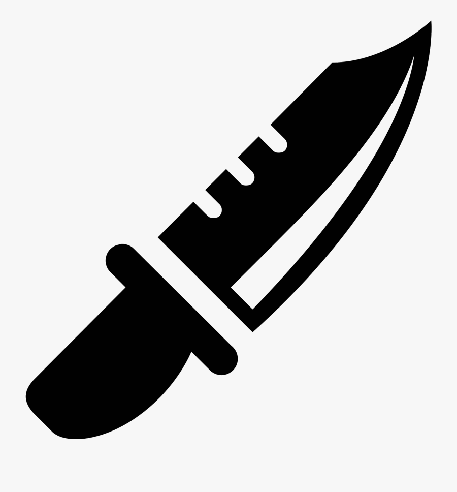 Dagger Clipart Army - Transparent Background Knife Icon, Transparent Clipart