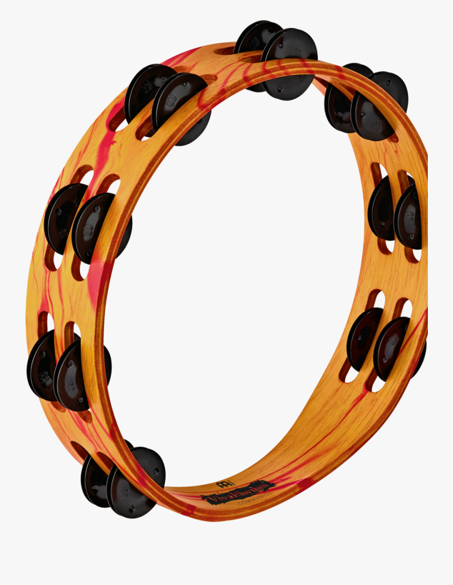 Transparent Tambourine Png - Orange Tambourine, Transparent Clipart