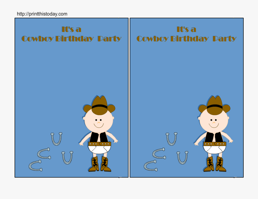 Free Printable Cowboy Birthday Party Invitations - Hollywood Party Invitations, Transparent Clipart