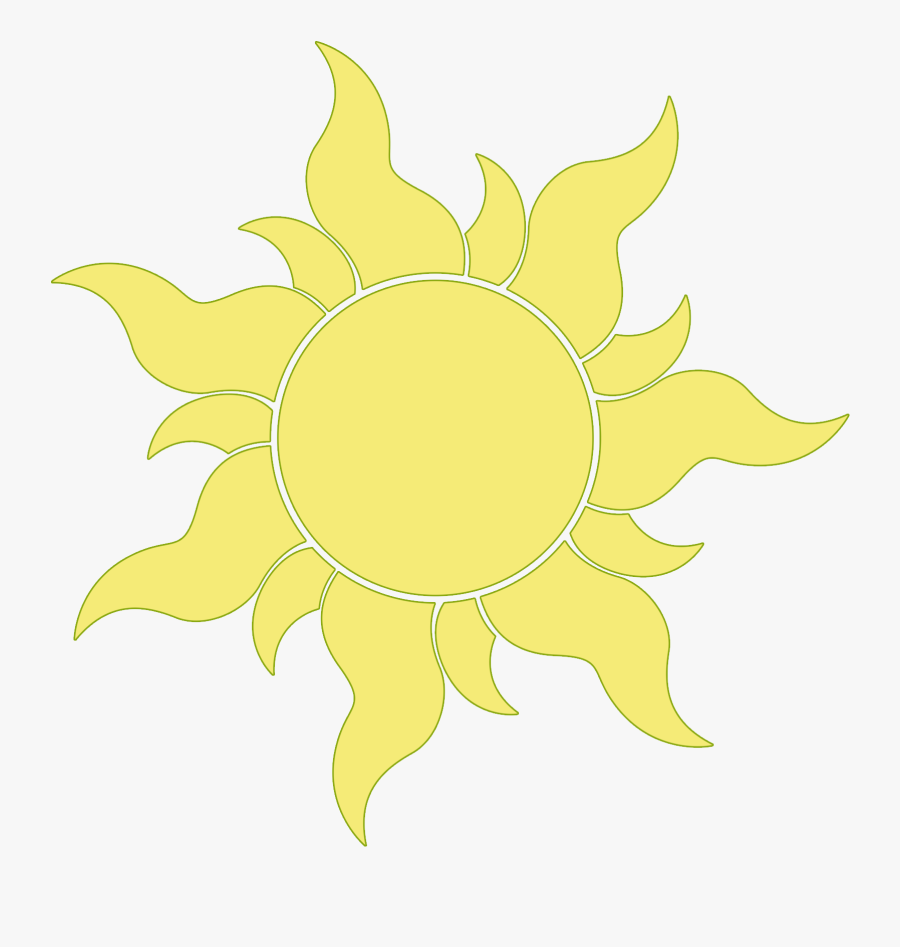 Sun Tangled Clipart - Tangled Sun, Transparent Clipart