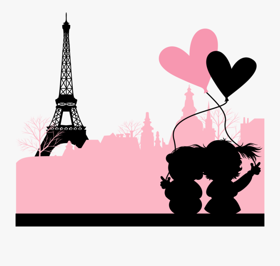 Valentine"s Frases Clipart Valentine"s Day Heart Gift - Valentine In Paris, Transparent Clipart