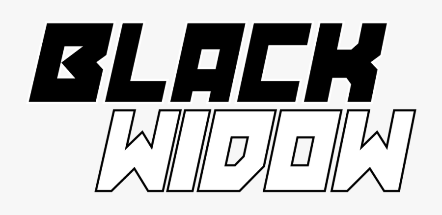 Transparent Black Widow Clipart - Logo Black Widow Marvel Png, Transparent Clipart