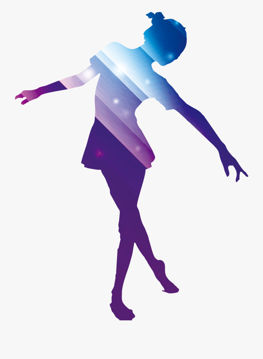 Poster Colored Of People Dancing - Siluetas De Personas Bailando, Transparent Clipart