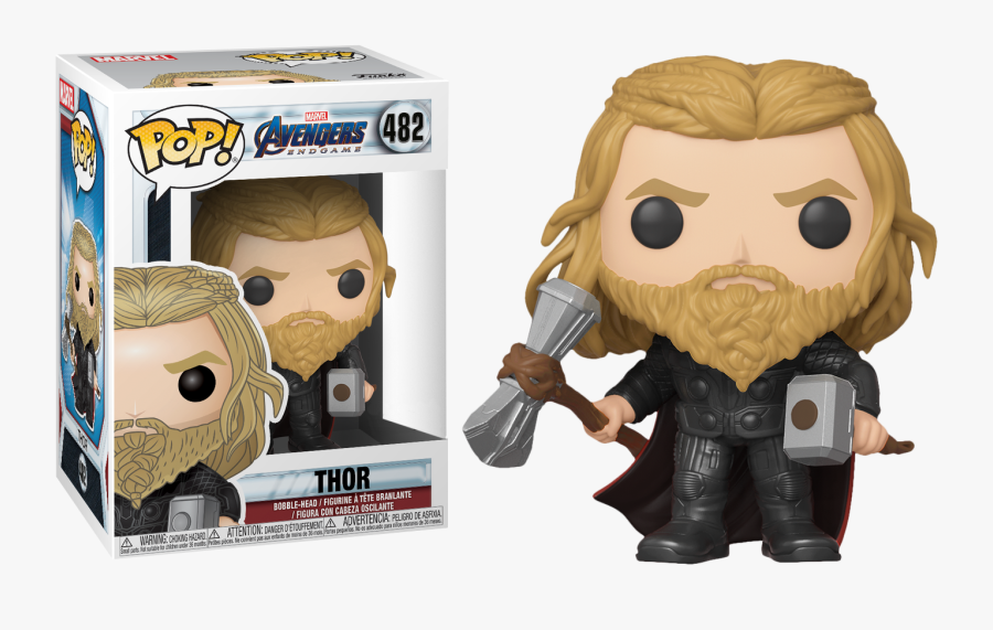 Endgame Pop Funko Black Widow - Funko Pop Avengers Endgame Thor, Transparent Clipart