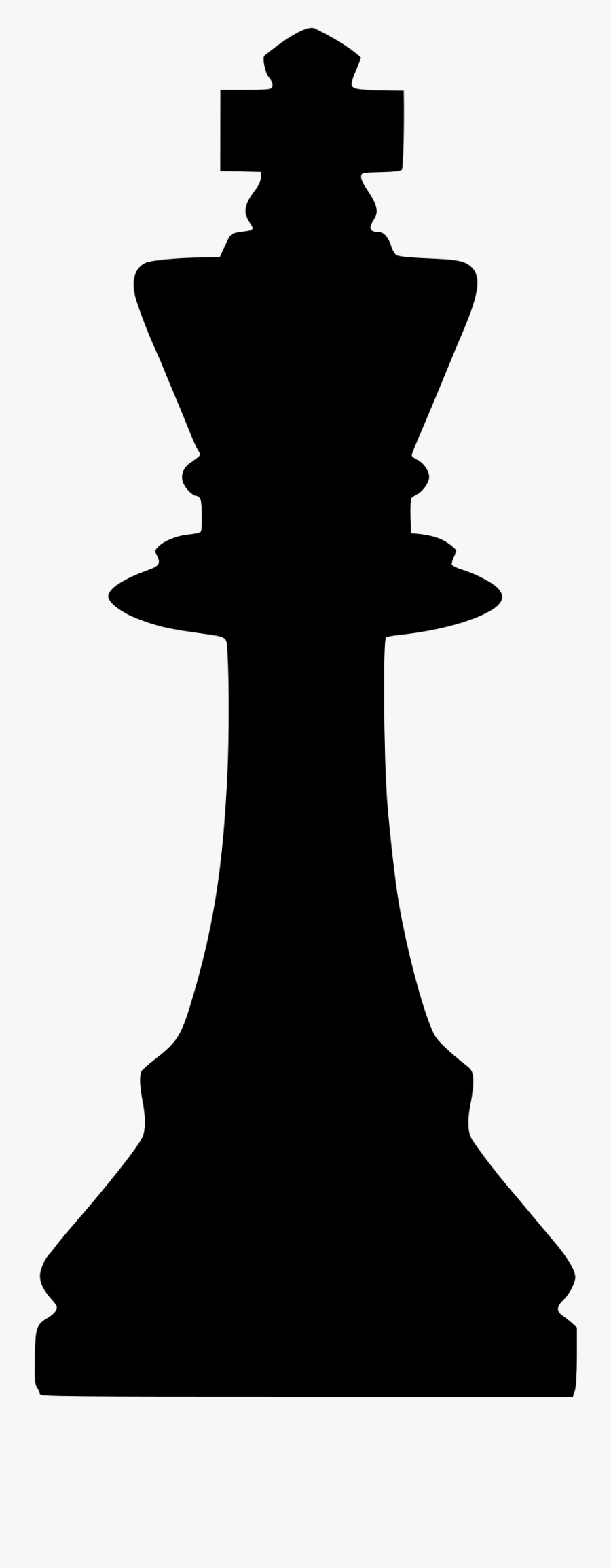 Download Clipart - Silhouette King Chess Piece , Free Transparent ...