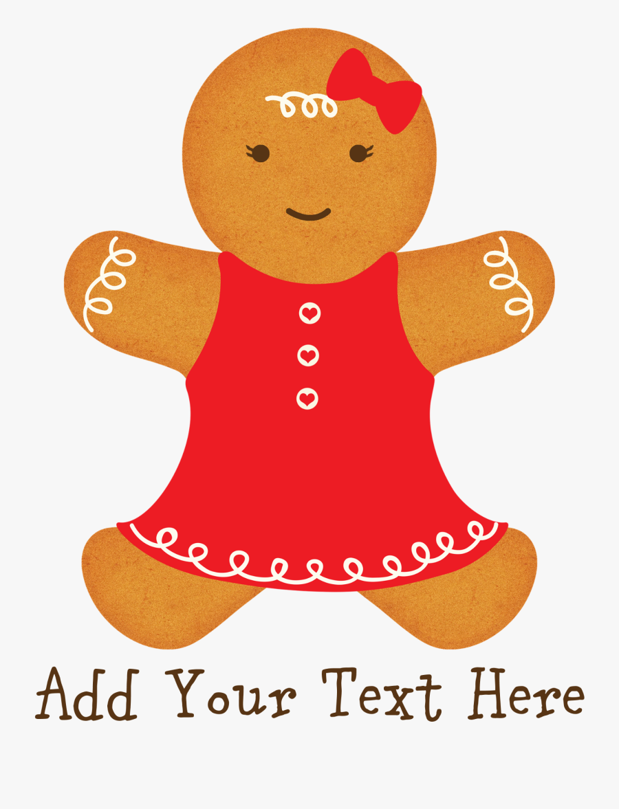 Transparent Gingerbread Girl Png Cartoon , Free Transparent Clipart