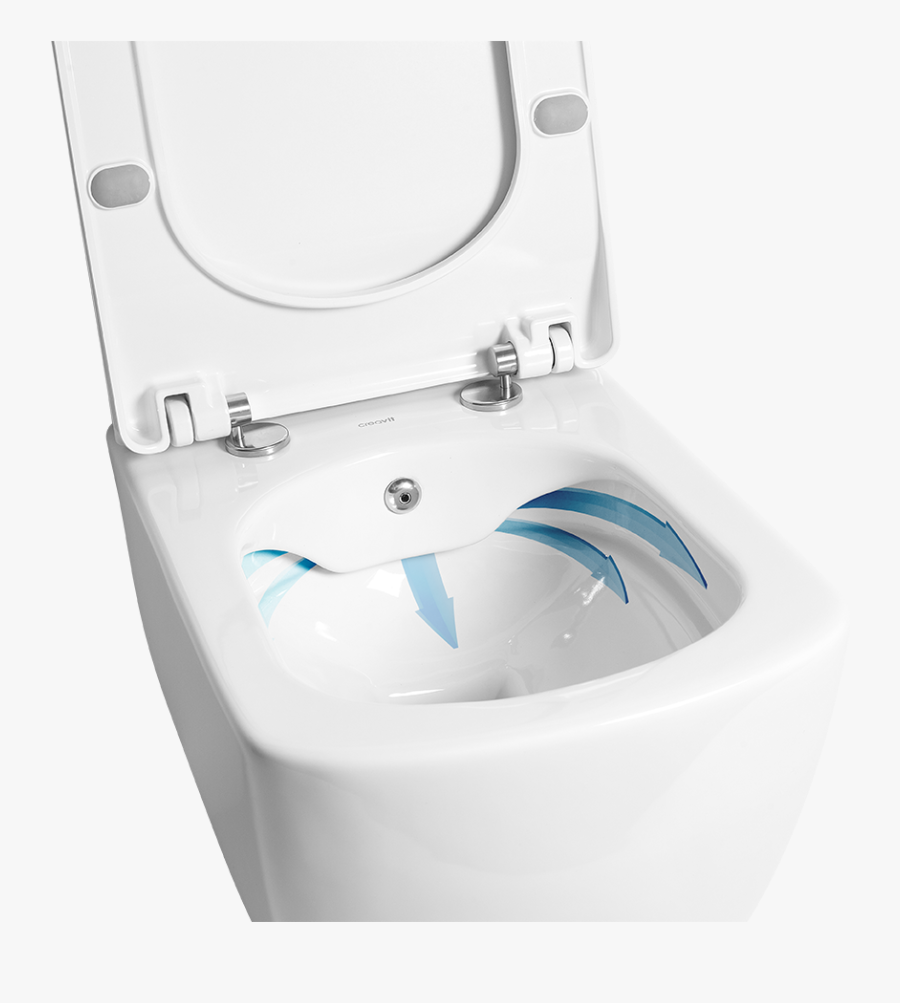 Transparent Toilettes Clipart - Wc Bidet 2v1, Transparent Clipart