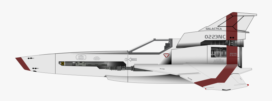 Battlestar Galactica Viper Png, Transparent Clipart