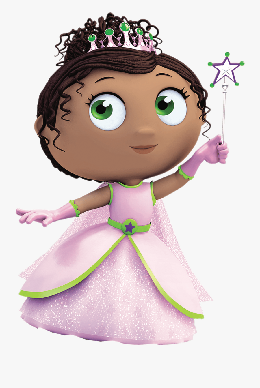 Super Why Princess Pea - Super Why Characters, Transparent Clipart
