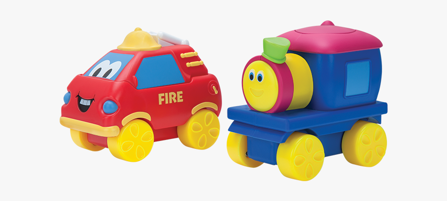 Bob The Train Fire Truck Toy Figure, 2 Figure Pack - Bob The Train Transport Toys, Transparent Clipart