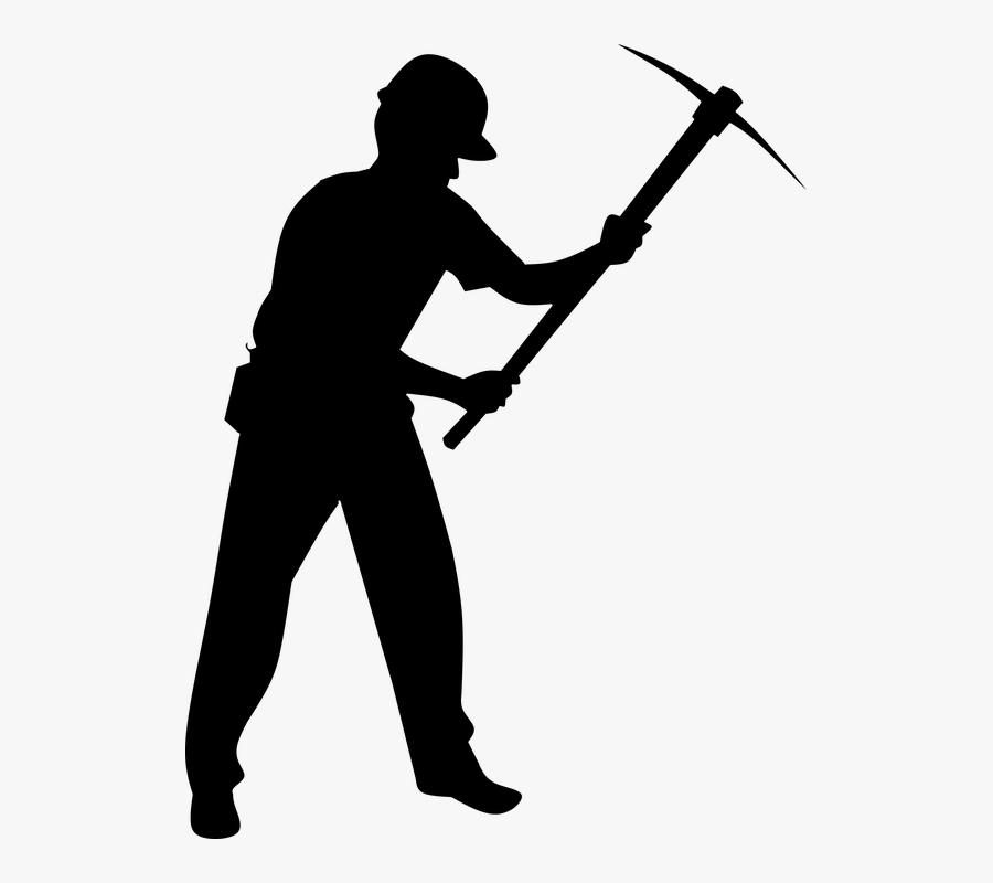 Free Photo Construction Worker Silhouette Mining Isolated - Silhouette Construction Worker Png, Transparent Clipart