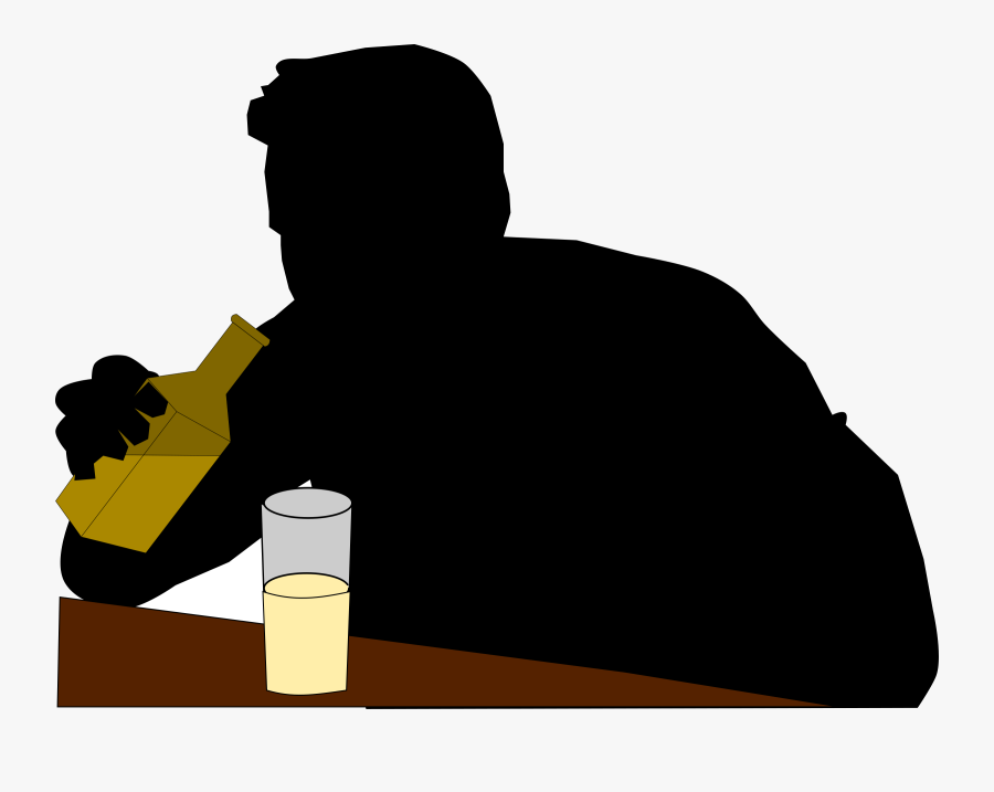 Alcohol Alcoholic Man Vector Clipart Image Free Stock - Alcoholic Clipart Png, Transparent Clipart