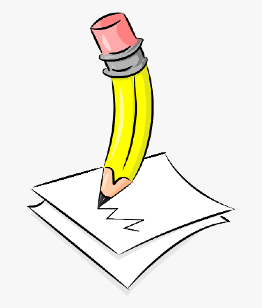 Writing Pencil Clipart 19 Pencil Writing Black And - Illustration, Transparent Clipart