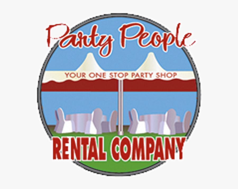 Party People Rentals, Transparent Clipart