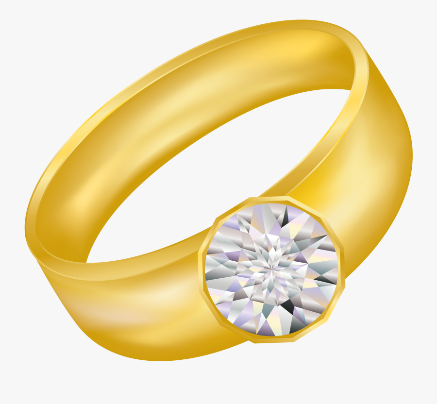 Double Wedding Rings Clipart Free Clipartfest - Gold Ring Clipart, Transparent Clipart