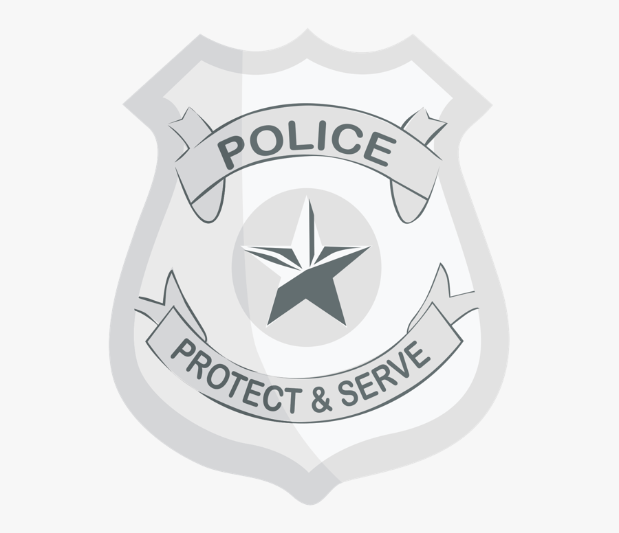 Police Clipart Parole Officer - Protect And Serve Badge, Transparent Clipart