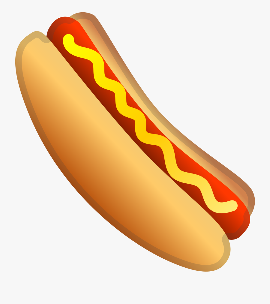 Hot Dog Icon - Transparent Background Hot Dog Clip Art , Free ...