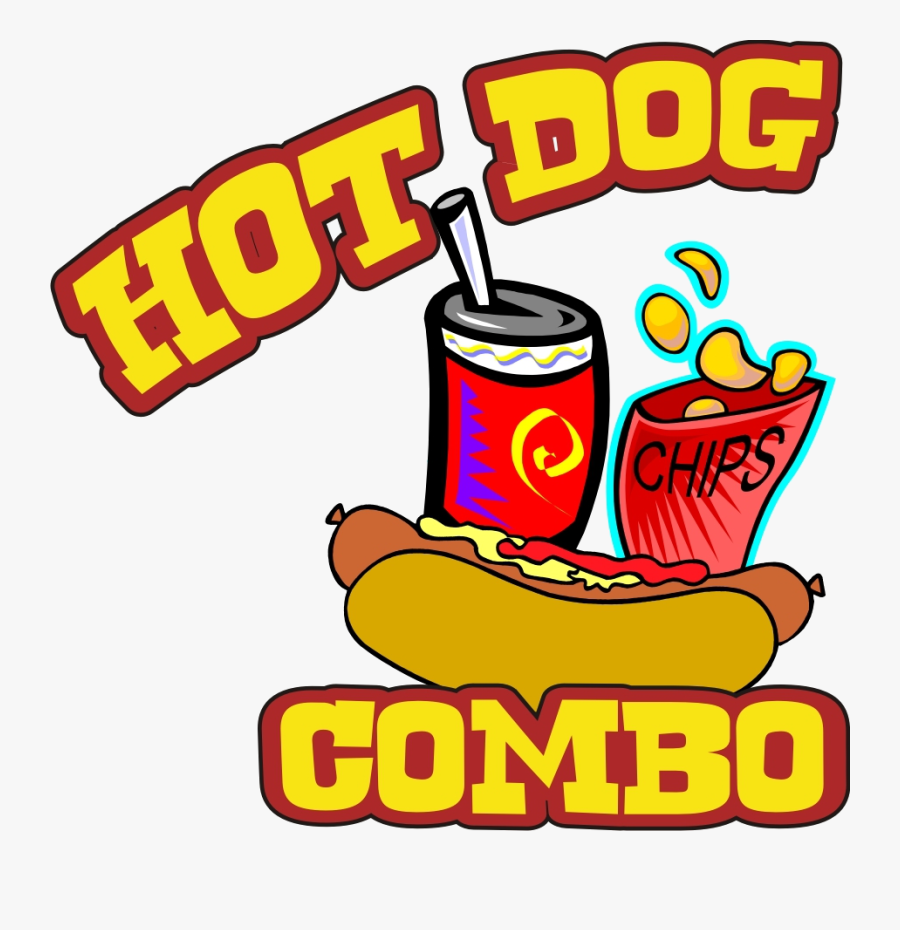Hot Dog Sale Clip Art - Hot Dog Combo, Transparent Clipart