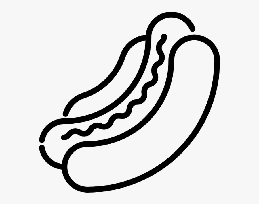Free Download Hot Dog Clipart Hot Dog Computer Icons - Hot Dog Clipart Black And White Free, Transparent Clipart