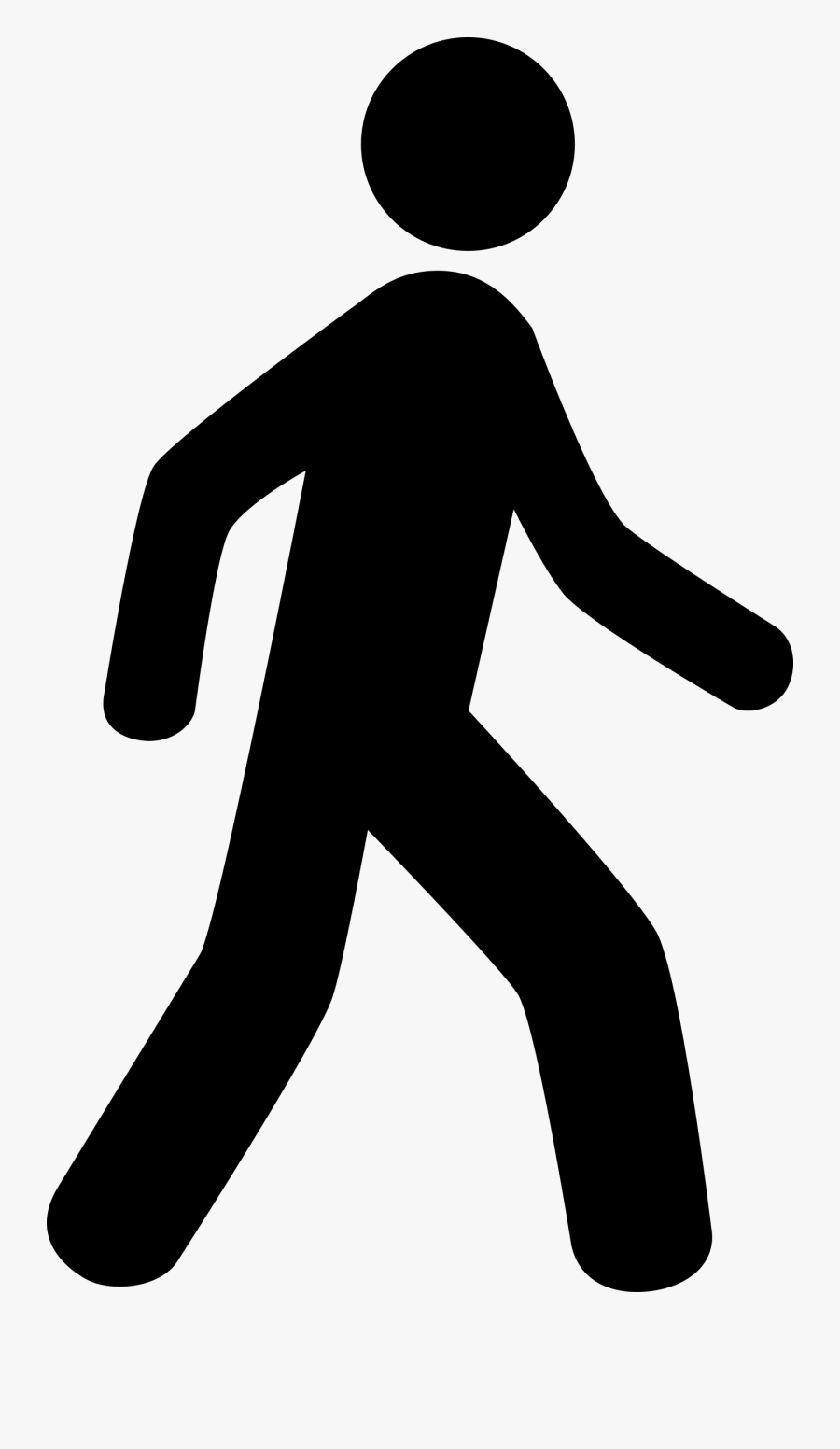Fitness Walking Cliparts - Walking Stick Figure Png , Free Transparent