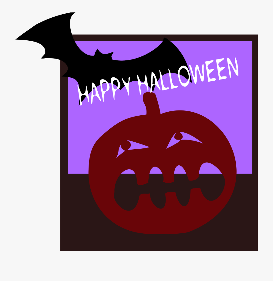 Happy Halloween Clipart Transparent Stock - Illustration, Transparent Clipart