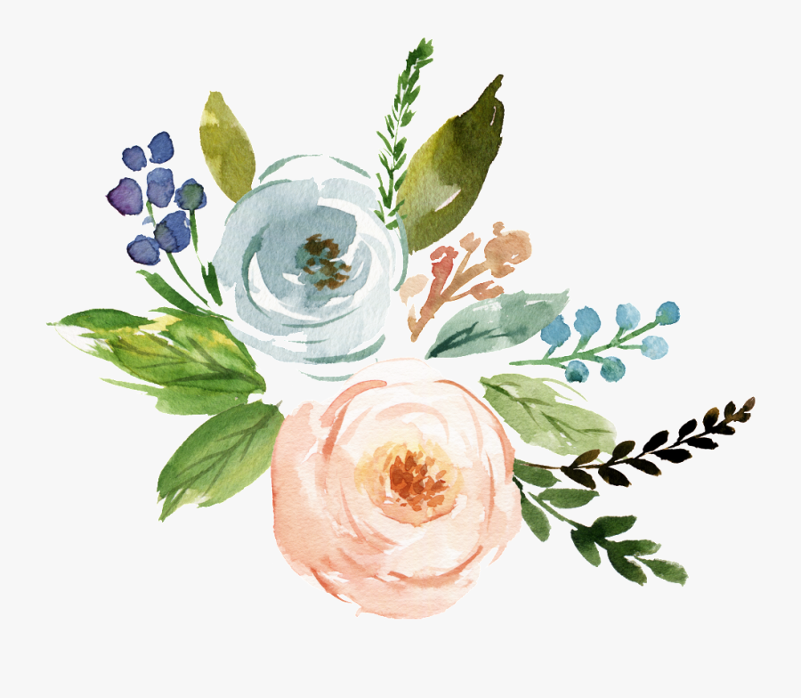 Download Fine Watercolor Flower Transparent - Watercolor Flower ...