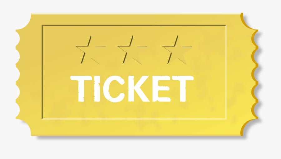 Ticket - Golden Ticket Clip Art Free, Transparent Clipart