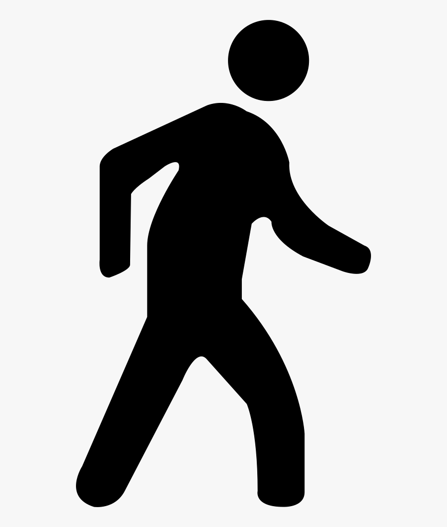 Transparent Guy Walking Clipart - Walking Man Icon Free, Transparent Clipart