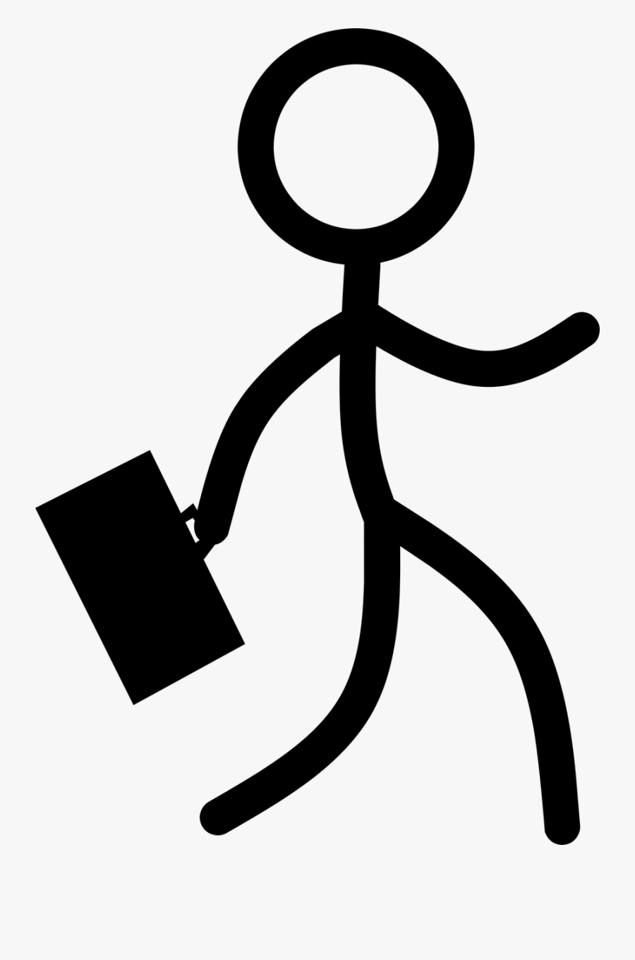 Transparent Stickman Png - Transparent Stick Man Walking , Free