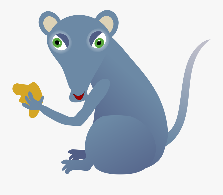 Rat Free To Use Clipart - Cheesy Mouse, Transparent Clipart
