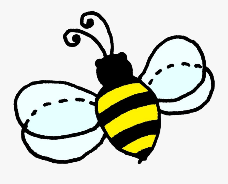 #bee #bug #insect #doodle #drawing #vote #voteforme - Jpg Bee, Transparent Clipart