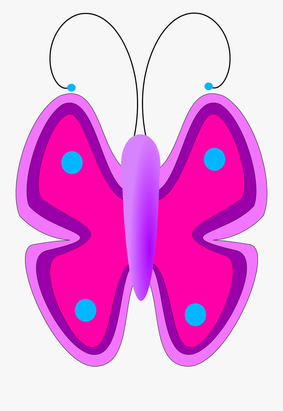 Bug Clipart Butterfly - Warna Kupu Kupu Kartun, Transparent Clipart