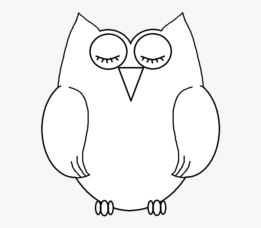 Pumpkin Clipart Owl - Cartoon Clipart Black And White Owl, Transparent Clipart