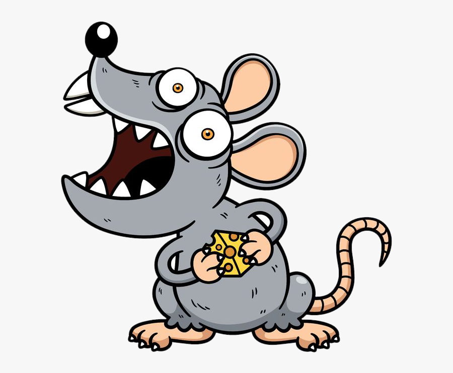 Cartoon Angry Rat Clipart , Png Download - Evil Rat Clip Art, Transparent Clipart