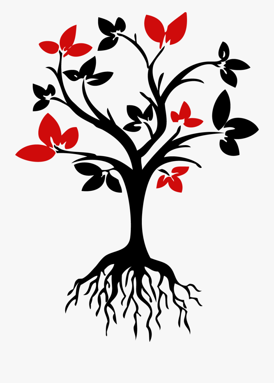 Transparent Family Tree Clipart Png - Tree With Roots Transparent Background, Transparent Clipart