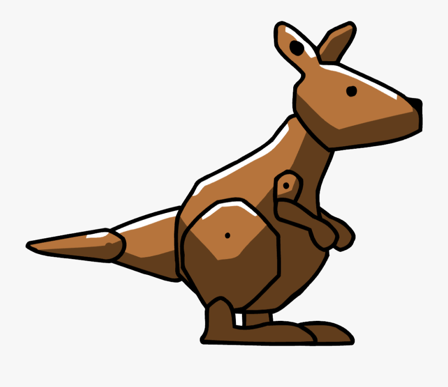 Kangaroo Clipart Brown - Scribblenauts Kangaroo, Transparent Clipart