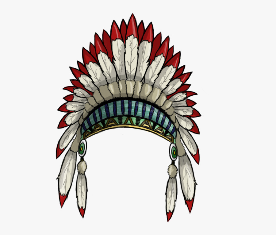 Indian Feathers Png - Native American Headdress Png, Transparent Clipart