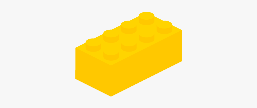 Drawn Vector Art Freevectors - Yellow Lego Block Transparent, Transparent Clipart