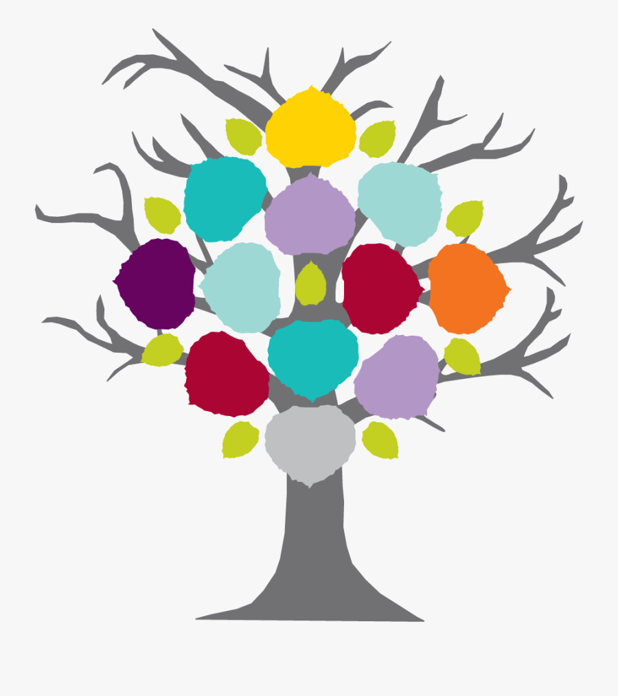 Growing Down Family Tree Clipart - Family Tree Is 12, Transparent Clipart