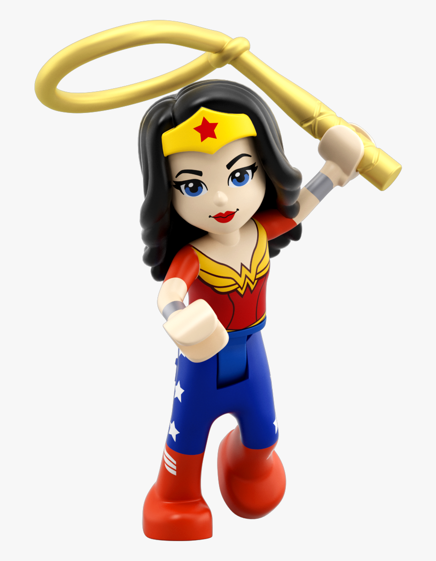 Lego Wonder Woman Png - Wonder Woman Lego Super Hero Girls, Transparent Clipart