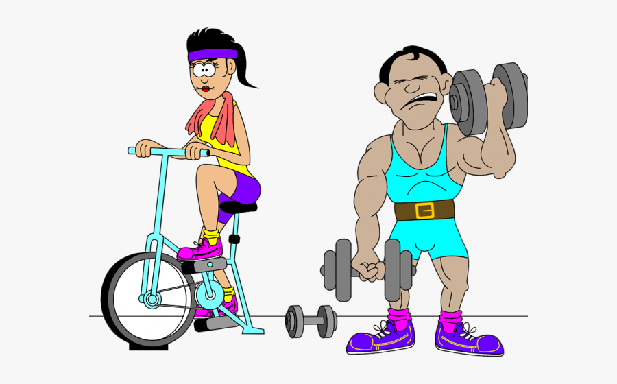 Transparent Fitness Training Clipart - People Exercising Clip Art, Transparent Clipart