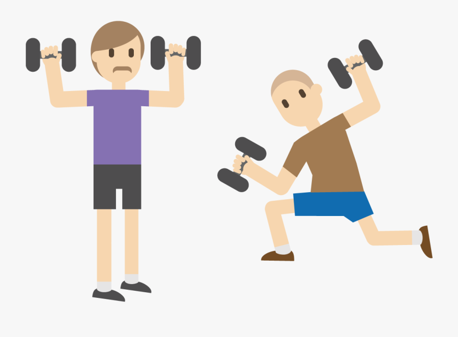 Dumbbells Vector Dumbbell Fitness - Cartoon Dumbbell , Free Transparent