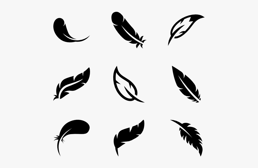 Clip Art Feather Icons Free Bird - Feather Icon Free, Transparent Clipart
