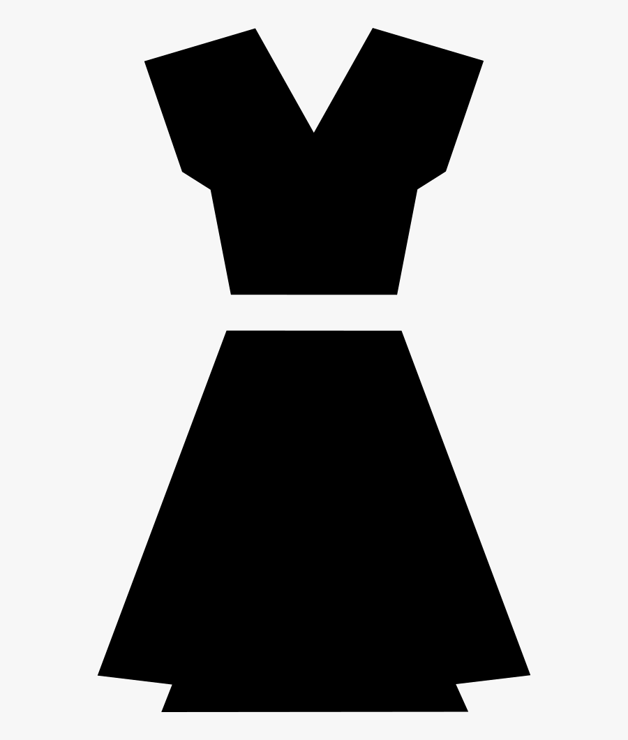 Transparent Clothes Clipart Black And White - Fashion Computer Icons Dress Png Clipart, Transparent Clipart