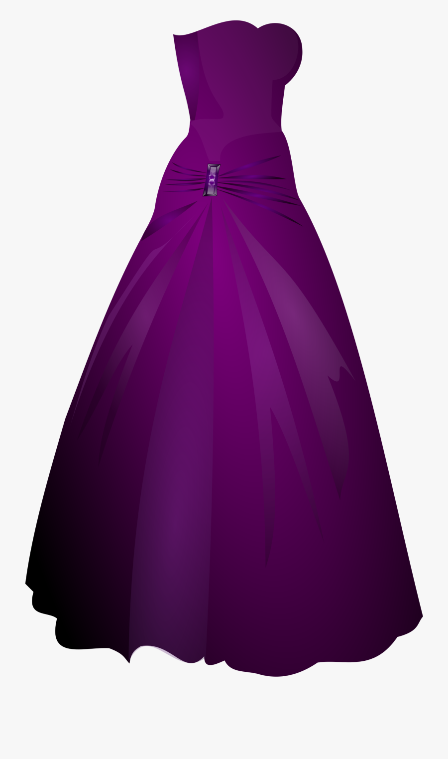 Nightgown - Clipart - Prom Dress White Background, Transparent Clipart