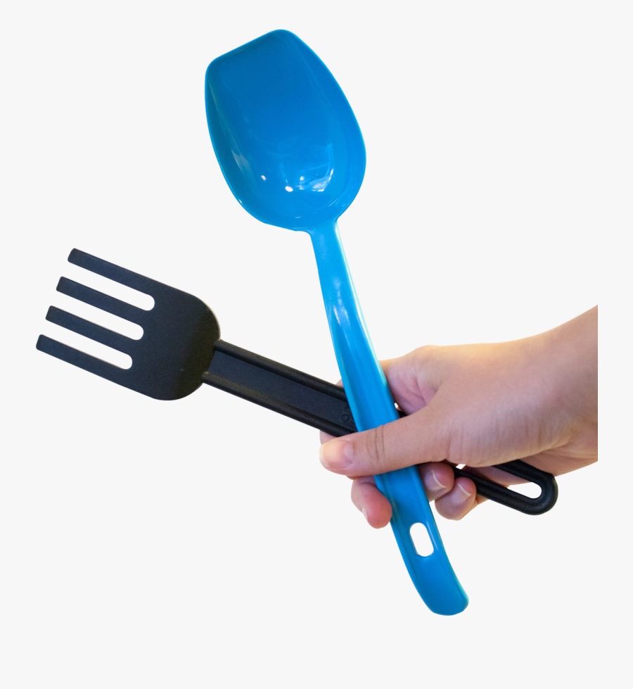 Image Stock Hand Holding Fork And Spoon Png Image - Holding Spoon Transparent, Transparent Clipart