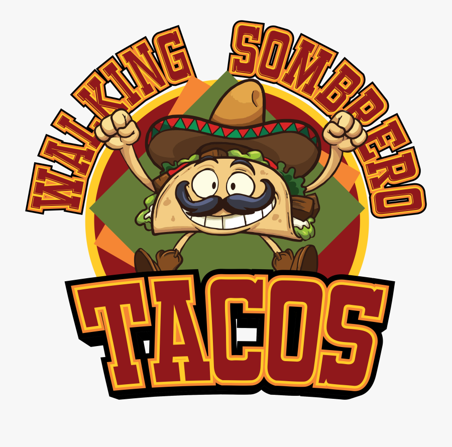 Transparent Sombrero Clip Art - Cartoon Tacos, Transparent Clipart